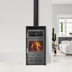 Stufa a legna con forno MODERNA Oven Luxe 7,78kW Grigio